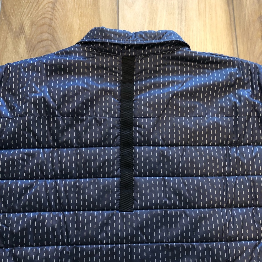 Lululemon Ukee Jacket Light Years Silver Spoon Deep Navy Quilted XXL - Picture 10 of 12
